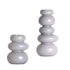 Cool Grey Cairns Glass Vase Set